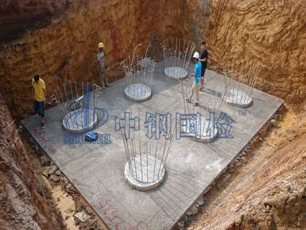 灌注樁檢測(cè)現(xiàn)場(chǎng)